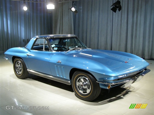 1966 Corvette Sting Ray Coupe - Nassau Blue / Black photo #3
