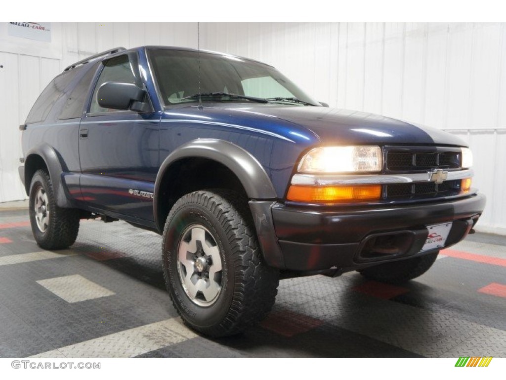 2001 Blazer LS 4x4 - Indigo Blue Metallic / Medium Gray photo #5