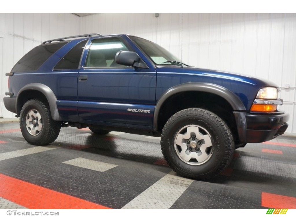 2001 Blazer LS 4x4 - Indigo Blue Metallic / Medium Gray photo #6