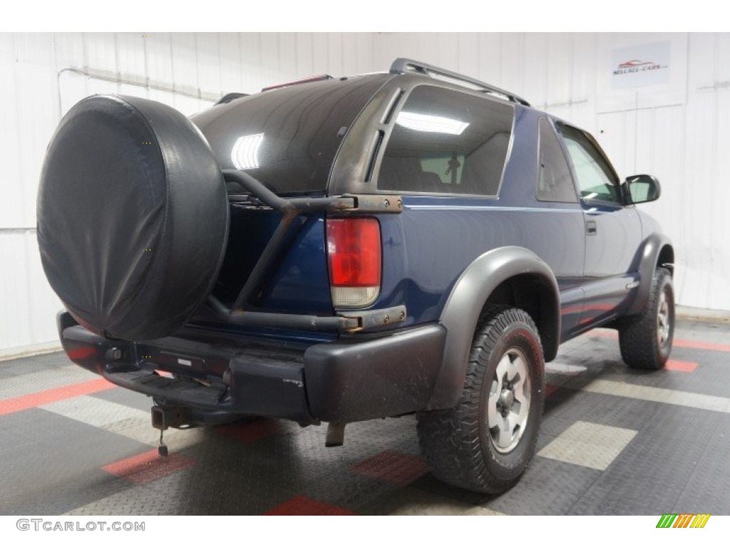 2001 Blazer LS 4x4 - Indigo Blue Metallic / Medium Gray photo #8