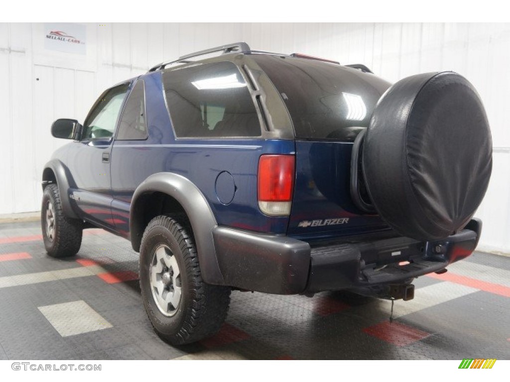2001 Blazer LS 4x4 - Indigo Blue Metallic / Medium Gray photo #10