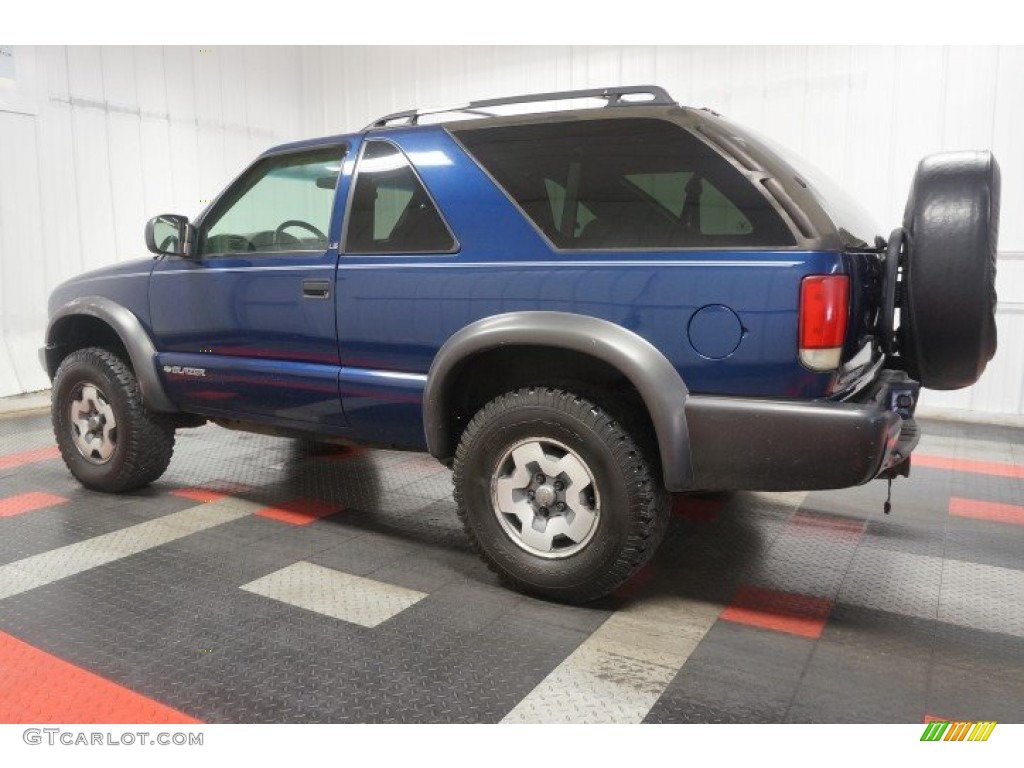 2001 Blazer LS 4x4 - Indigo Blue Metallic / Medium Gray photo #11