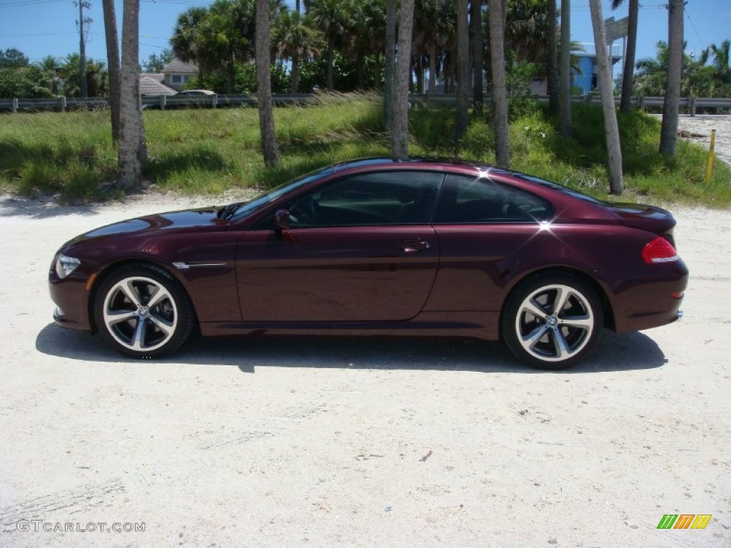 2008 6 Series 650i Coupe - Barbera Red Metallic / Champagne photo #4
