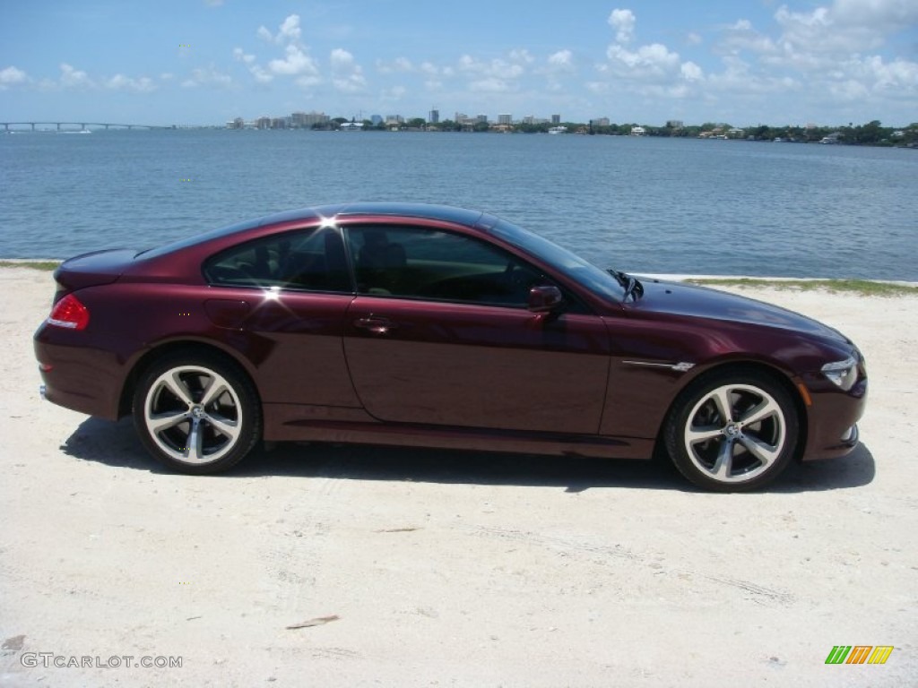 2008 6 Series 650i Coupe - Barbera Red Metallic / Champagne photo #8