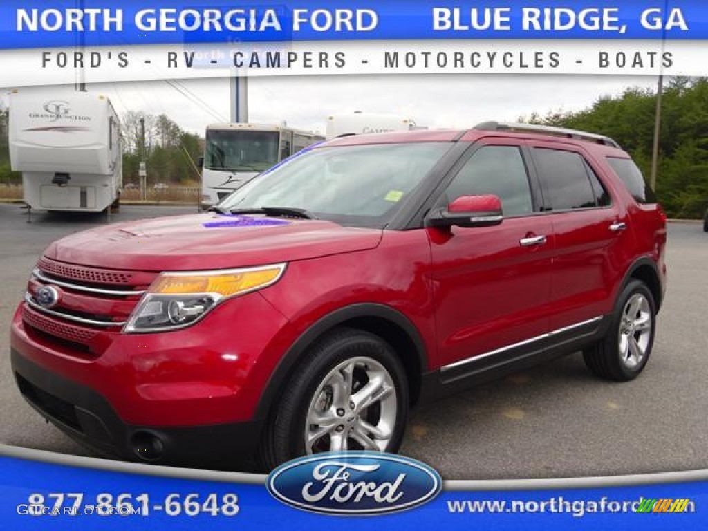 Ruby Red Ford Explorer