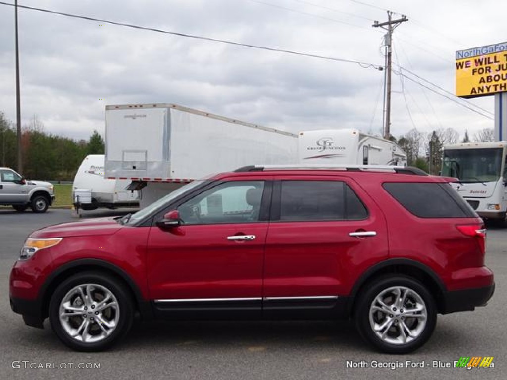 2015 Explorer Limited - Ruby Red / Charcoal Black photo #2