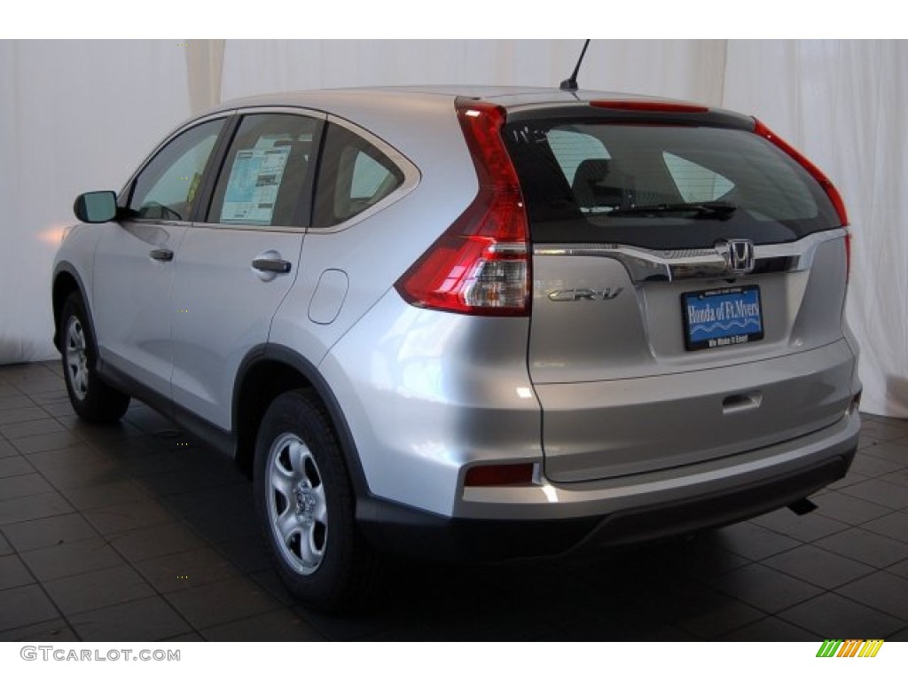 2015 CR-V LX - Alabaster Silver Metallic / Gray photo #7