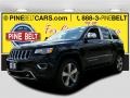 2015 Brilliant Black Crystal Pearl Jeep Grand Cherokee Overland 4x4  photo #1