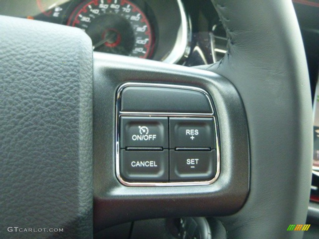 2015 Dart SXT - Vitamin C / Black/Light Tungsten Accent Stitching photo #17