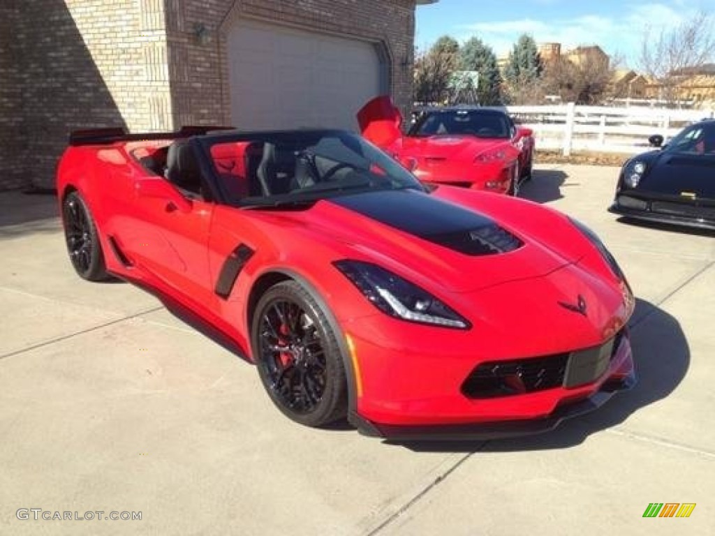 Torch Red 2015 Chevrolet Corvette Z06 Convertible Exterior Photo #105152934