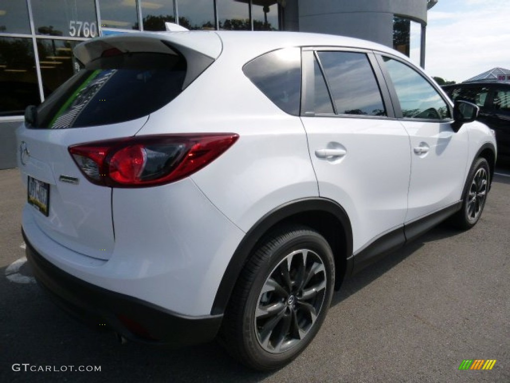 2016 CX-5 Grand Touring AWD - Crystal White Pearl Mica / Parchment photo #2
