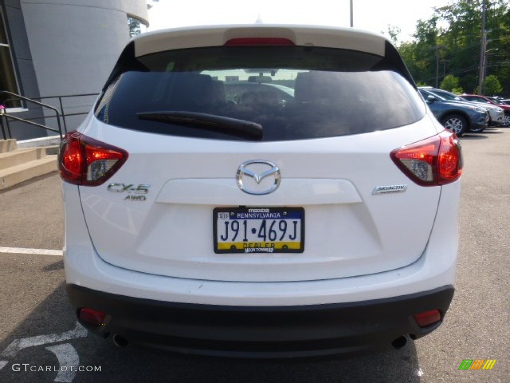 2016 CX-5 Grand Touring AWD - Crystal White Pearl Mica / Parchment photo #3