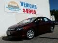 Crimson Pearl - Civic LX Sedan Photo No. 1