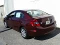 Crimson Pearl - Civic LX Sedan Photo No. 4