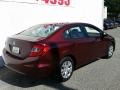 Crimson Pearl - Civic LX Sedan Photo No. 6