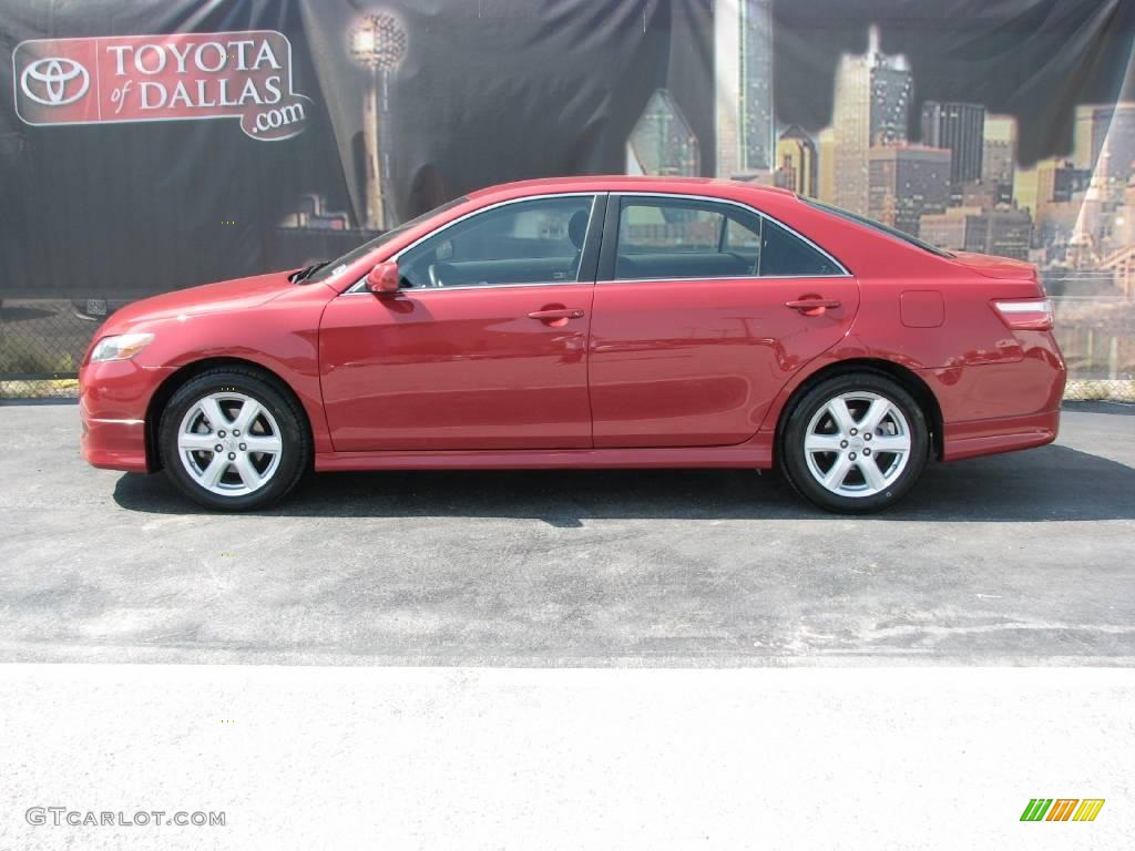 2007 Camry SE - Barcelona Red Metallic / Dark Charcoal photo #1