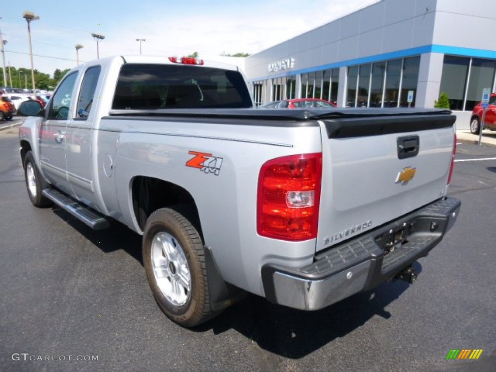 2013 Silverado 1500 LTZ Extended Cab 4x4 - Silver Ice Metallic / Ebony photo #3