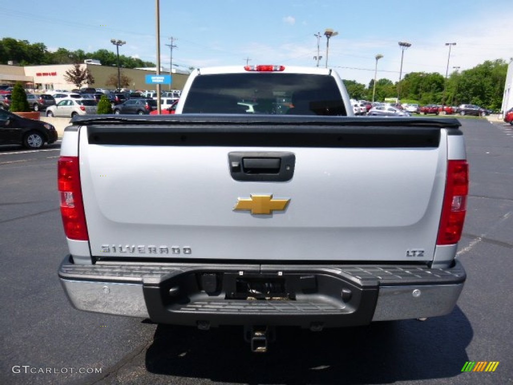 2013 Silverado 1500 LTZ Extended Cab 4x4 - Silver Ice Metallic / Ebony photo #4