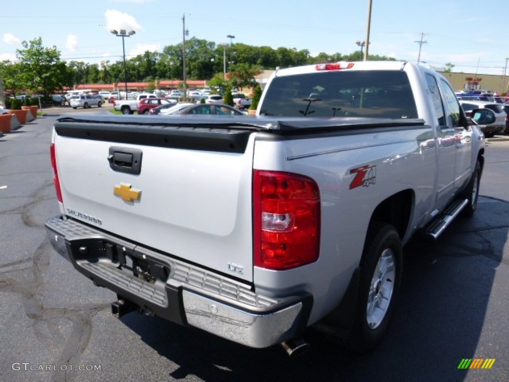 2013 Silverado 1500 LTZ Extended Cab 4x4 - Silver Ice Metallic / Ebony photo #5