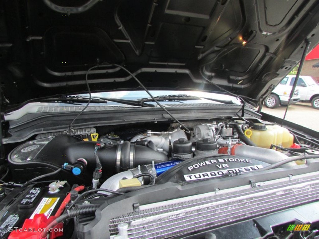 2008 F450 Super Duty Lariat Crew Cab 4x4 Dually - Black / Tan photo #15