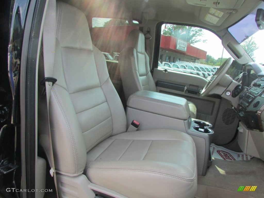 2008 F450 Super Duty Lariat Crew Cab 4x4 Dually - Black / Tan photo #19