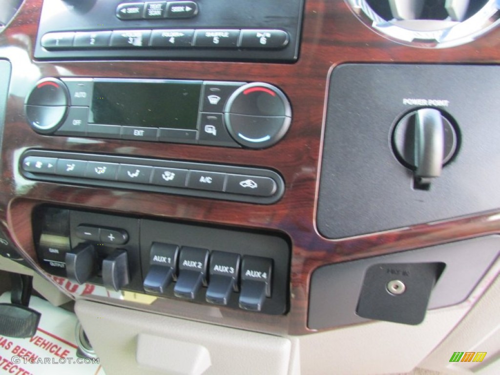 2008 F450 Super Duty Lariat Crew Cab 4x4 Dually - Black / Tan photo #26