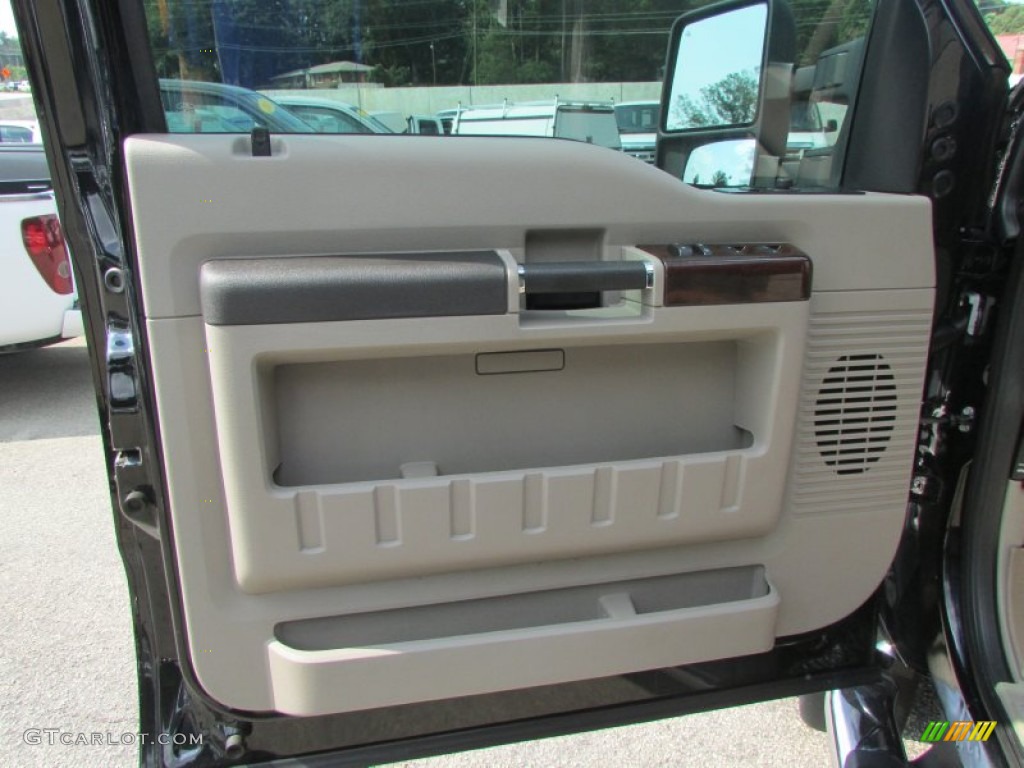 2008 F450 Super Duty Lariat Crew Cab 4x4 Dually - Black / Tan photo #35