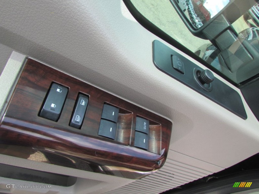 2008 F450 Super Duty Lariat Crew Cab 4x4 Dually - Black / Tan photo #36