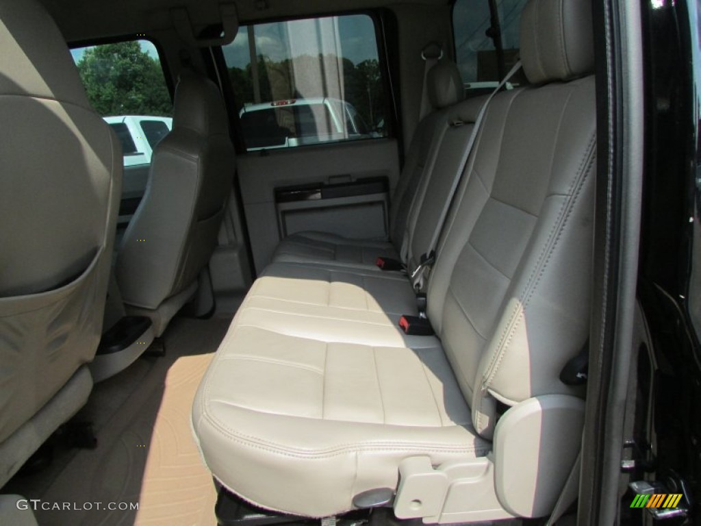 2008 F450 Super Duty Lariat Crew Cab 4x4 Dually - Black / Tan photo #47
