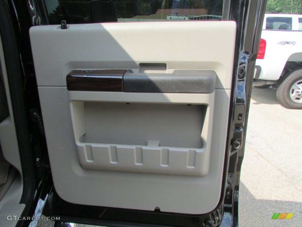 2008 F450 Super Duty Lariat Crew Cab 4x4 Dually - Black / Tan photo #48