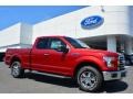 Ruby Red Metallic 2015 Ford F150 XLT SuperCab 4x4 Exterior