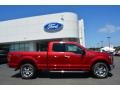 2015 Ruby Red Metallic Ford F150 XLT SuperCab 4x4  photo #2