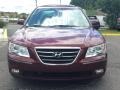 2009 Dark Cherry Red Hyundai Sonata Limited V6  photo #2