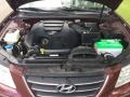 2009 Dark Cherry Red Hyundai Sonata Limited V6  photo #31