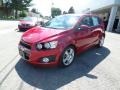 Crystal Red Tintcoat 2012 Chevrolet Sonic LTZ Hatch