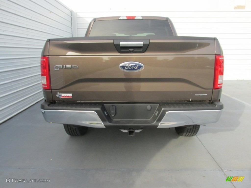 2015 F150 XLT SuperCrew 4x4 - Caribou Metallic / Medium Light Camel photo #5