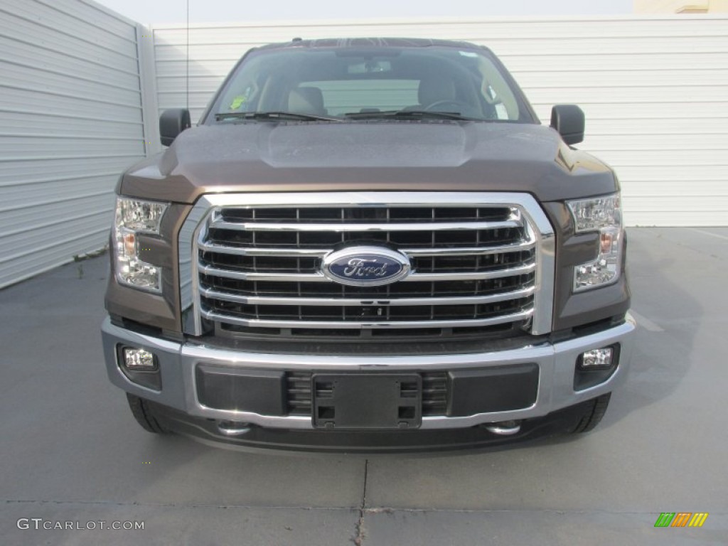 2015 F150 XLT SuperCrew 4x4 - Caribou Metallic / Medium Light Camel photo #8