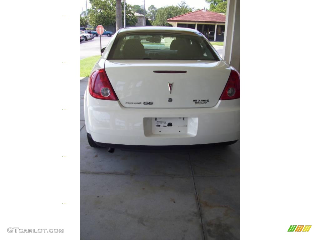 2008 G6 Sedan - Ivory White / Ebony Black photo #5