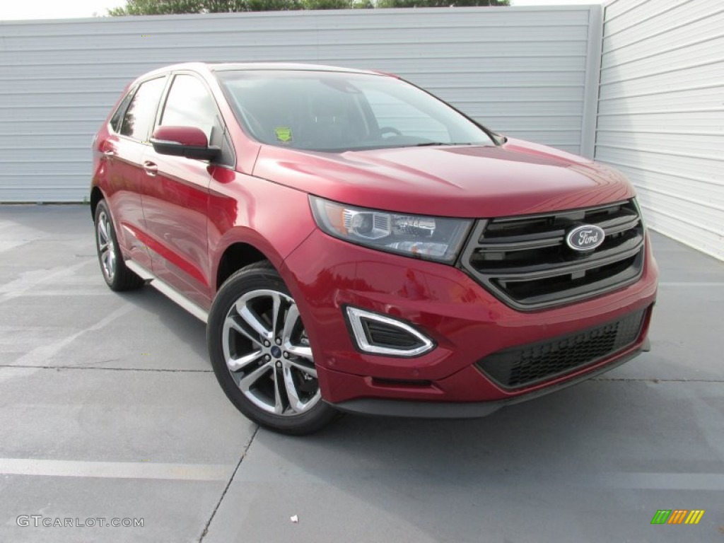 Ruby Red Metallic 2015 Ford Edge Sport AWD Exterior Photo #105166995