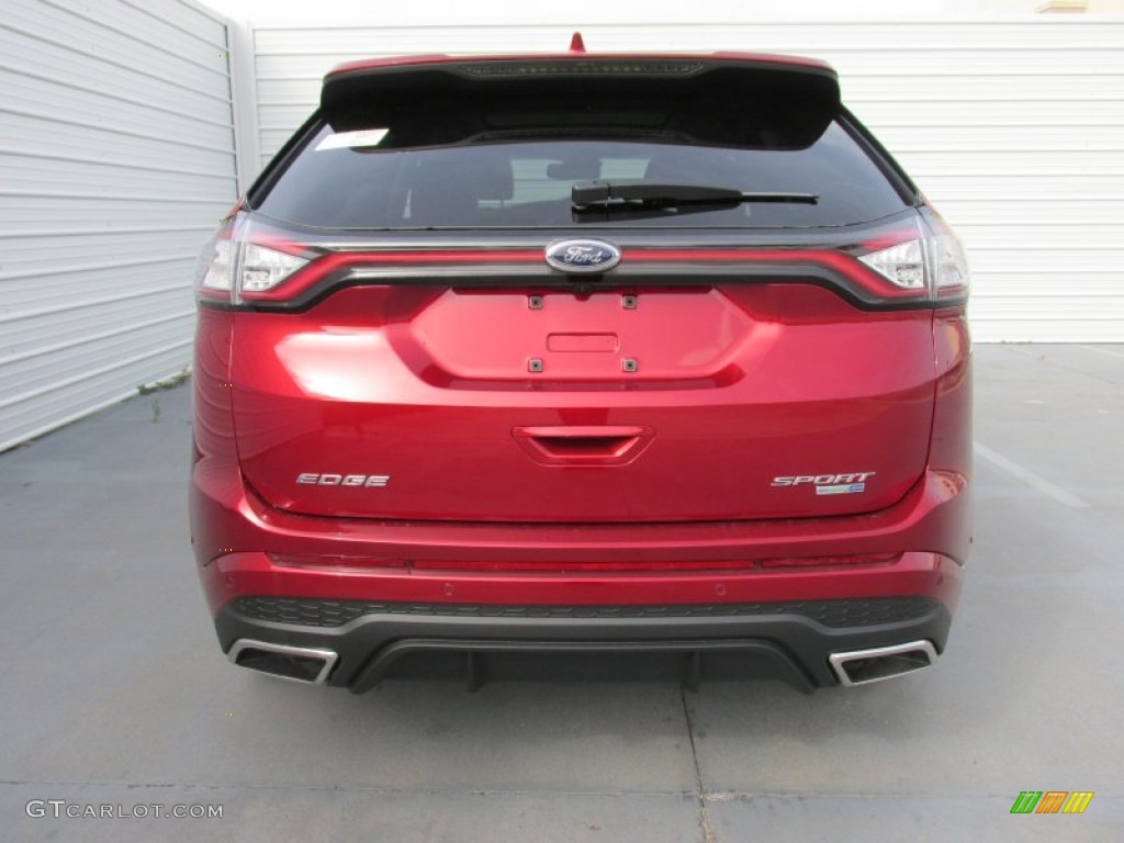 2015 Edge Sport AWD - Ruby Red Metallic / Ebony photo #5