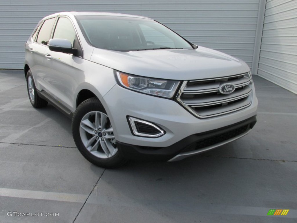 Ingot Silver Metallic 2015 Ford Edge SEL Exterior Photo #105167580