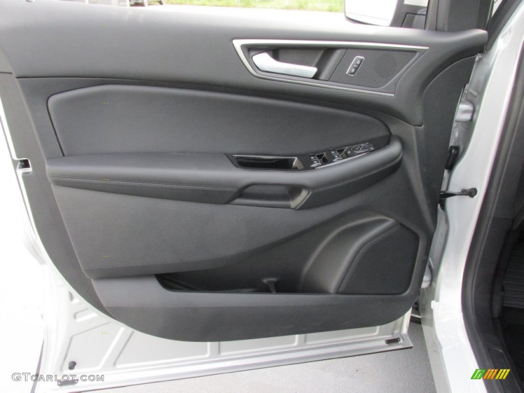 2015 Ford Edge SEL Ebony Door Panel Photo #105167853