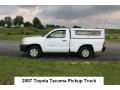 Super White 2007 Toyota Tacoma Regular Cab