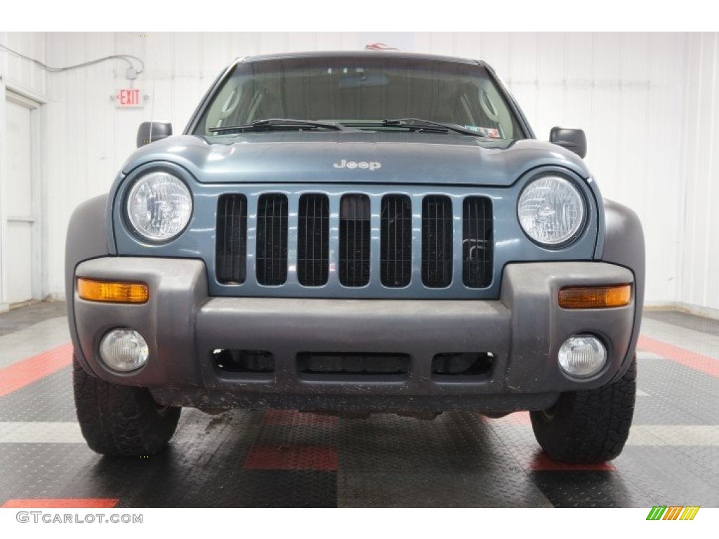 2002 Liberty Sport 4x4 - Steel Blue Pearlcoat / Dark Slate Gray photo #4