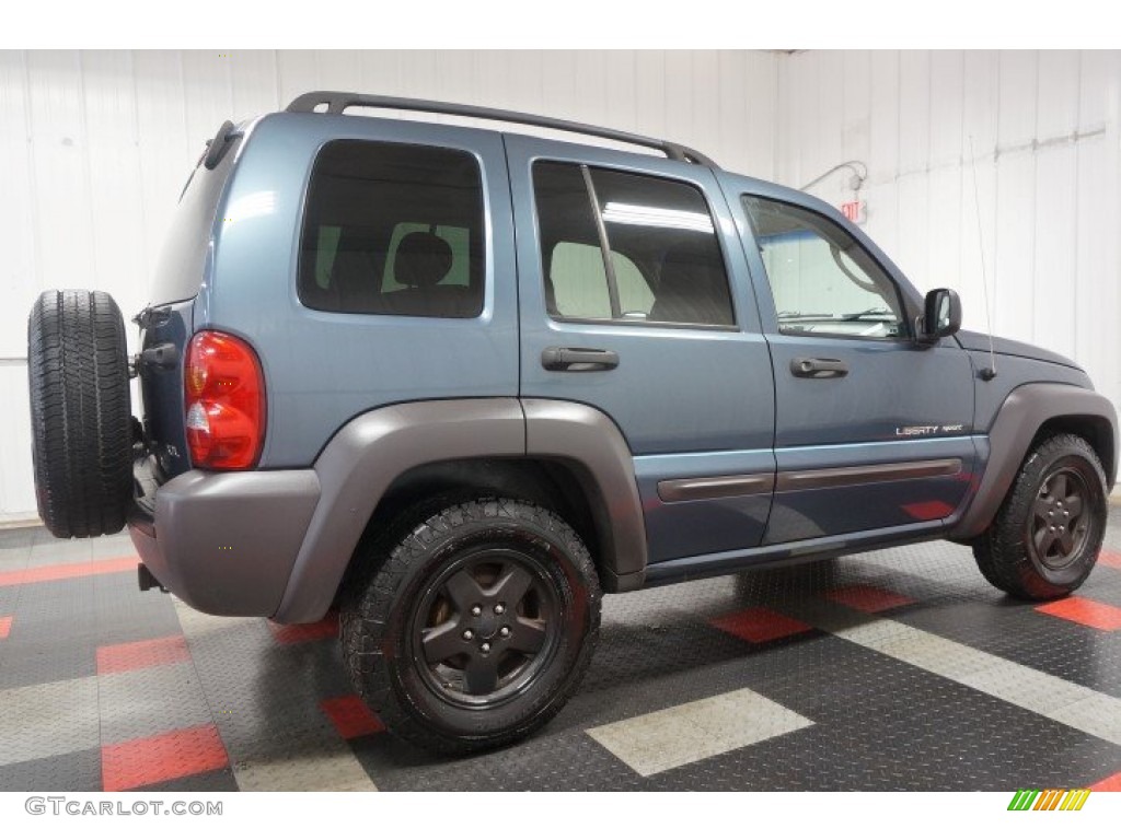2002 Liberty Sport 4x4 - Steel Blue Pearlcoat / Dark Slate Gray photo #7