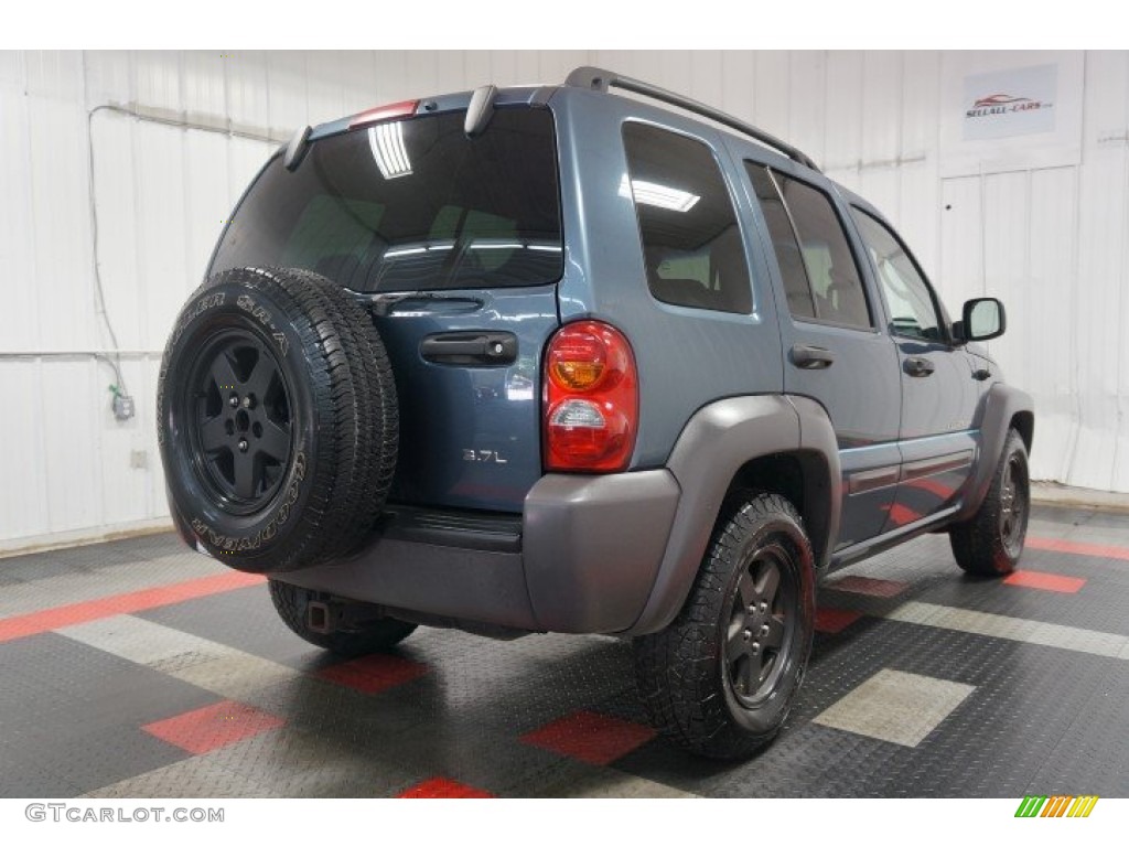 2002 Liberty Sport 4x4 - Steel Blue Pearlcoat / Dark Slate Gray photo #8