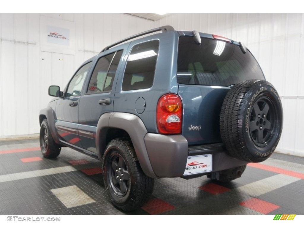 2002 Liberty Sport 4x4 - Steel Blue Pearlcoat / Dark Slate Gray photo #10