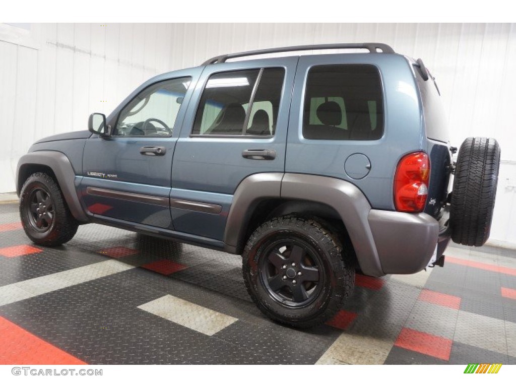 2002 Liberty Sport 4x4 - Steel Blue Pearlcoat / Dark Slate Gray photo #11