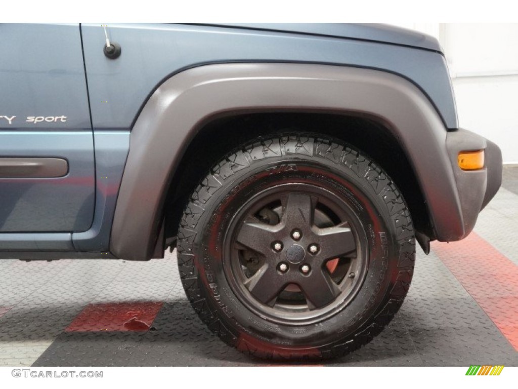 2002 Liberty Sport 4x4 - Steel Blue Pearlcoat / Dark Slate Gray photo #39