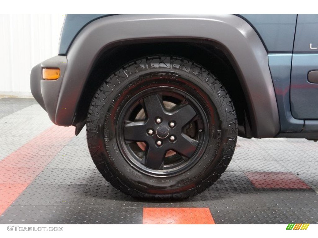 2002 Liberty Sport 4x4 - Steel Blue Pearlcoat / Dark Slate Gray photo #61